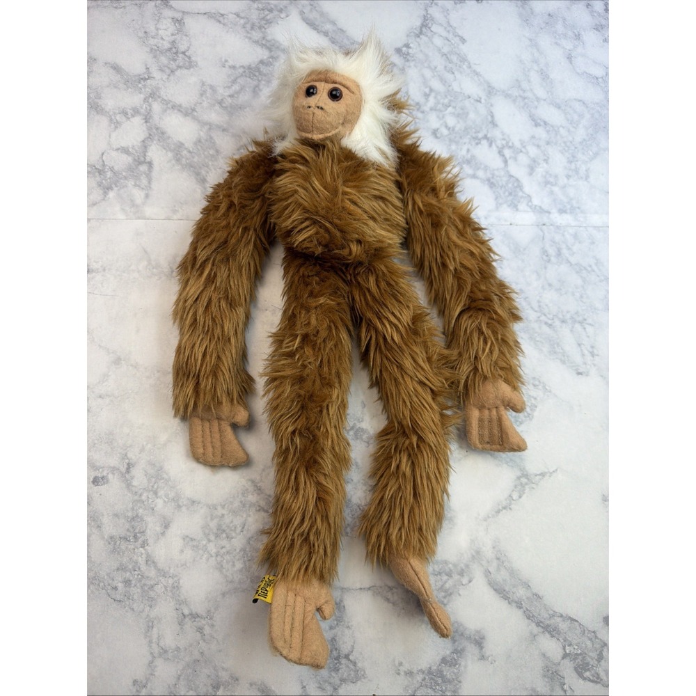 Wild Republic Hanging Monkey Plush Realistic Stuffed Animal Sticky Hands & Feet